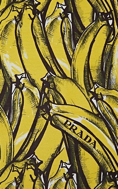 prada banana print